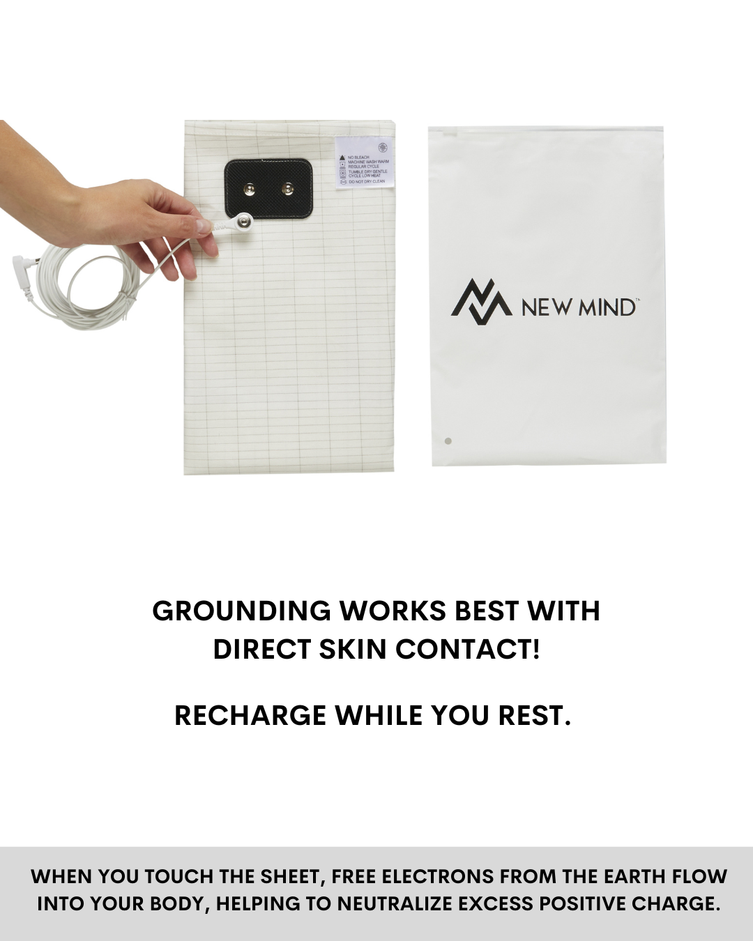 NEW MIND Grounding Bedsheet