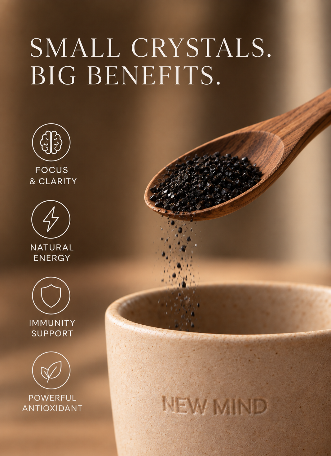 Crystal Black Chaga Extract (30g/30cups)