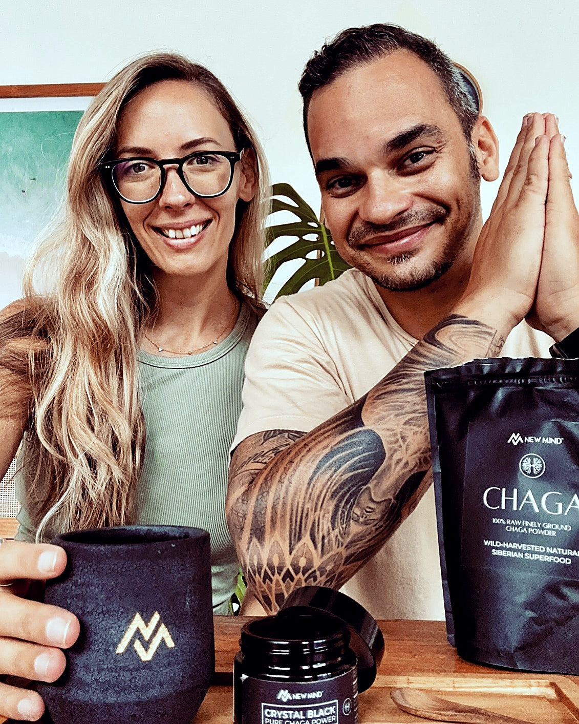 Sam and Stacey Daghash, founders of New Mind Chaga in Dubai