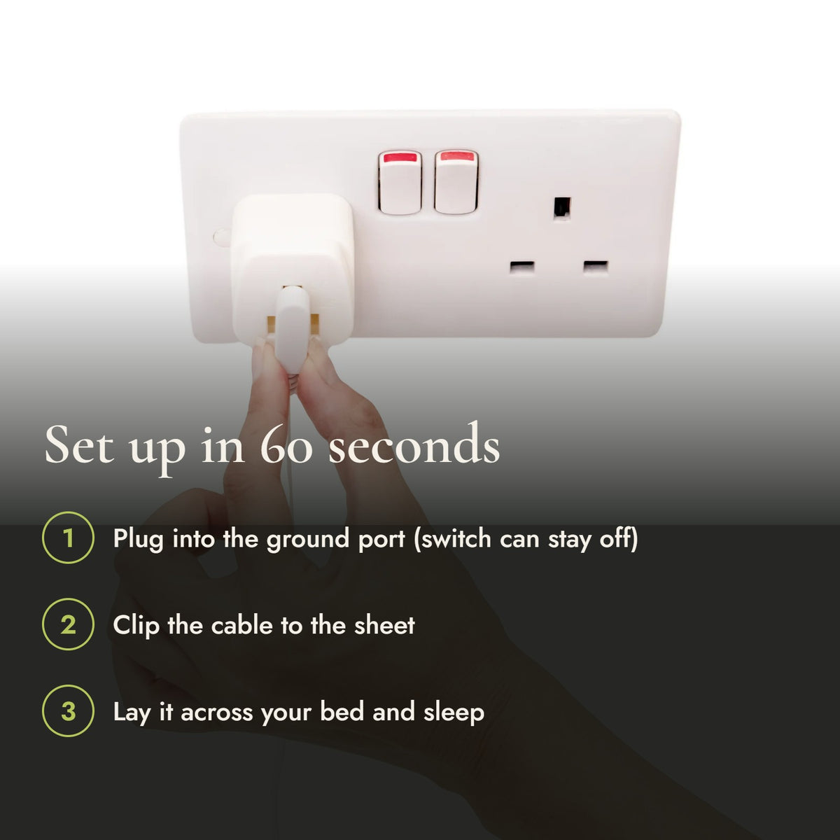 Set up the grounding bedsheet in 60 seconds